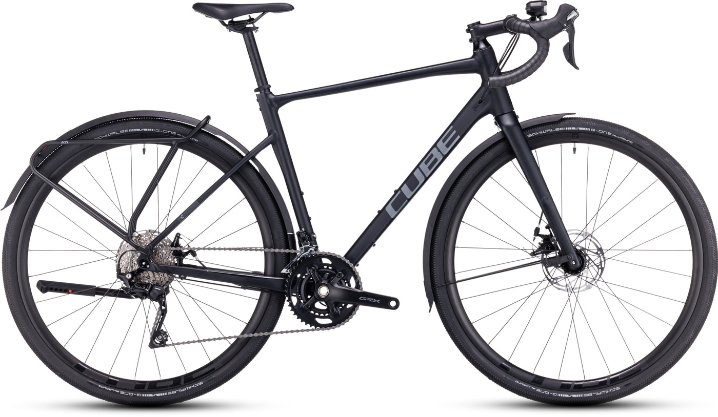 Dviratis Cube Nuroad Pro FE metalblack'n'grey 2023-56 cm / M