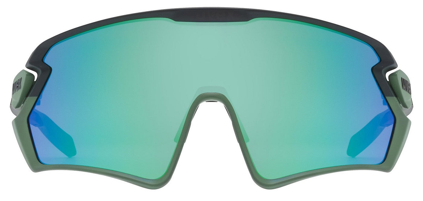 Dviratininko akiniai Uvex sportstyle 231 2.0 moss green-black matt / mirror green