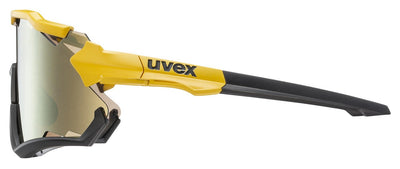Dviratininko akiniai Uvex sportstyle 228 sunbee black matt / mirror yellow