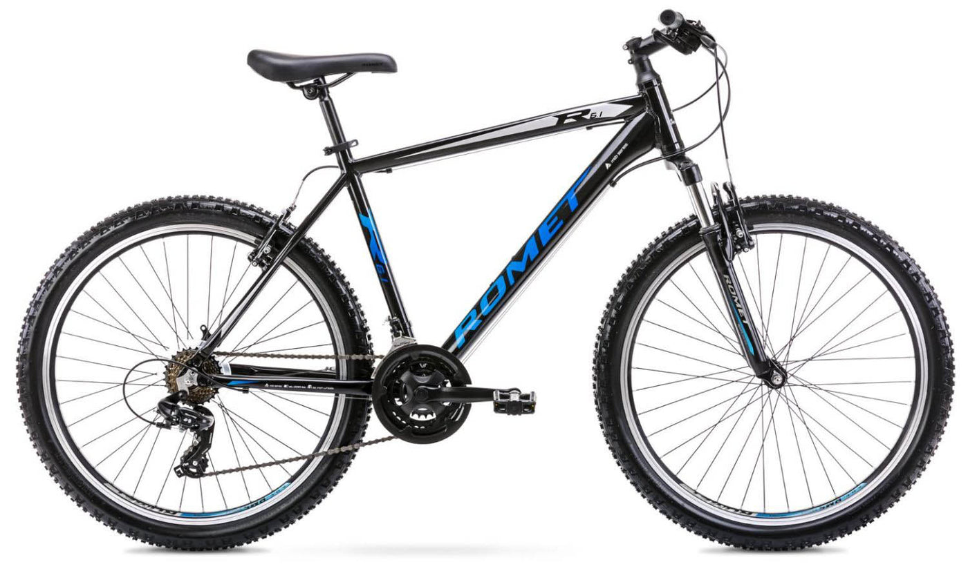 Dviratis Romet Rambler R6.1 26" 2022 black-blue-21" / XL