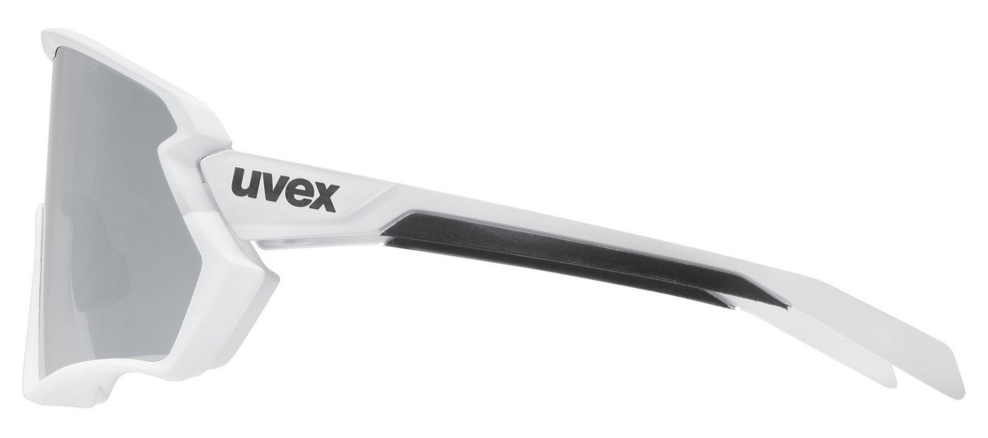 Dviratininko akiniai Uvex sportstyle 231 2.0 cloud-white matt / mirror silver