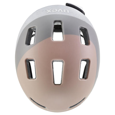 Šalmas Uvex City 4 dust rose-grey wave WE-55-58CM