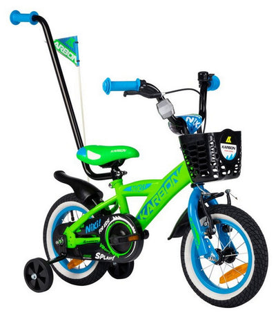 Dviratis Karbon Niki 12 green-blue
