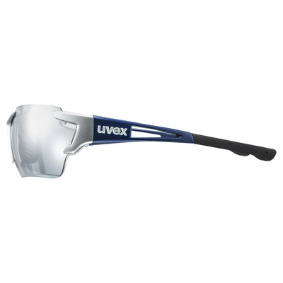 Akiniai Uvex Sportstyle 803 race variomatic silver blue mat / litemirror silver