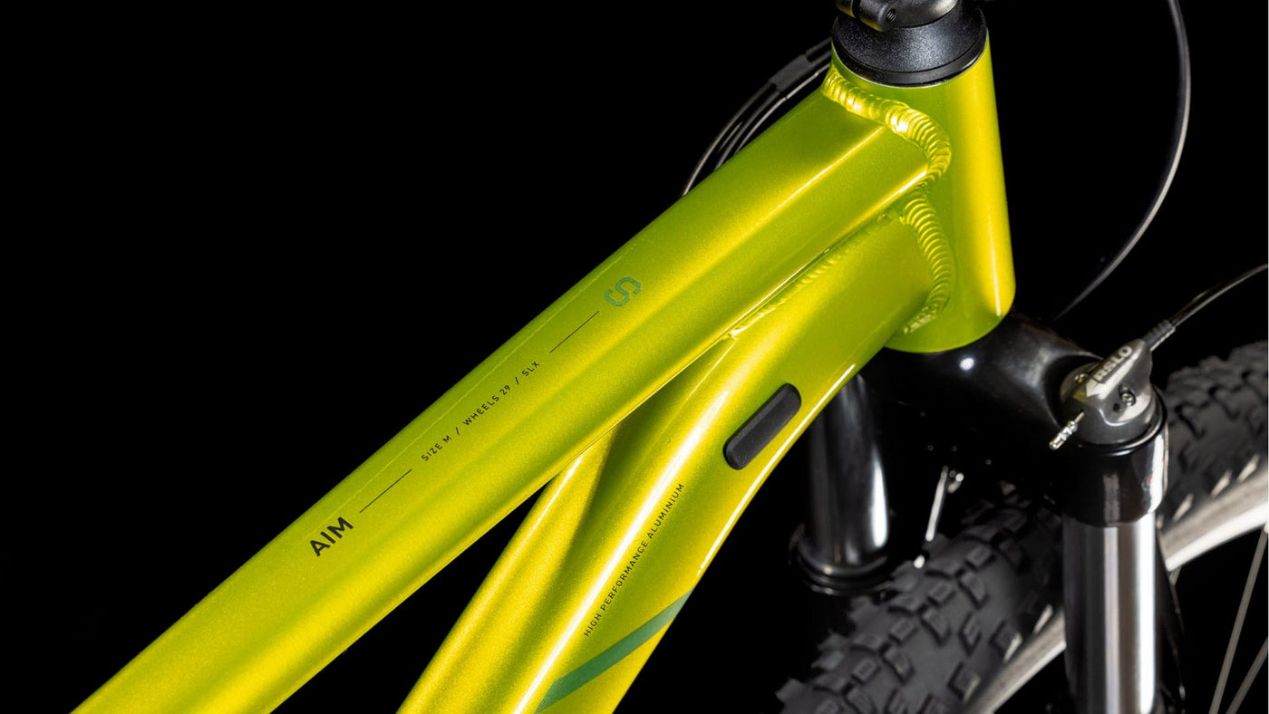Dviratis Cube Aim SLX 29 flashlime'n'juniper 2025