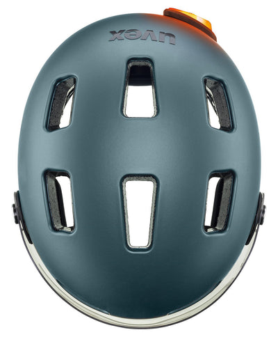 Šalmas Uvex rush visor deep turquoise matt-58-61CM
