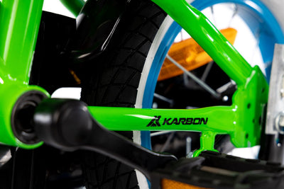 Dviratis Karbon Niki 12 green-blue