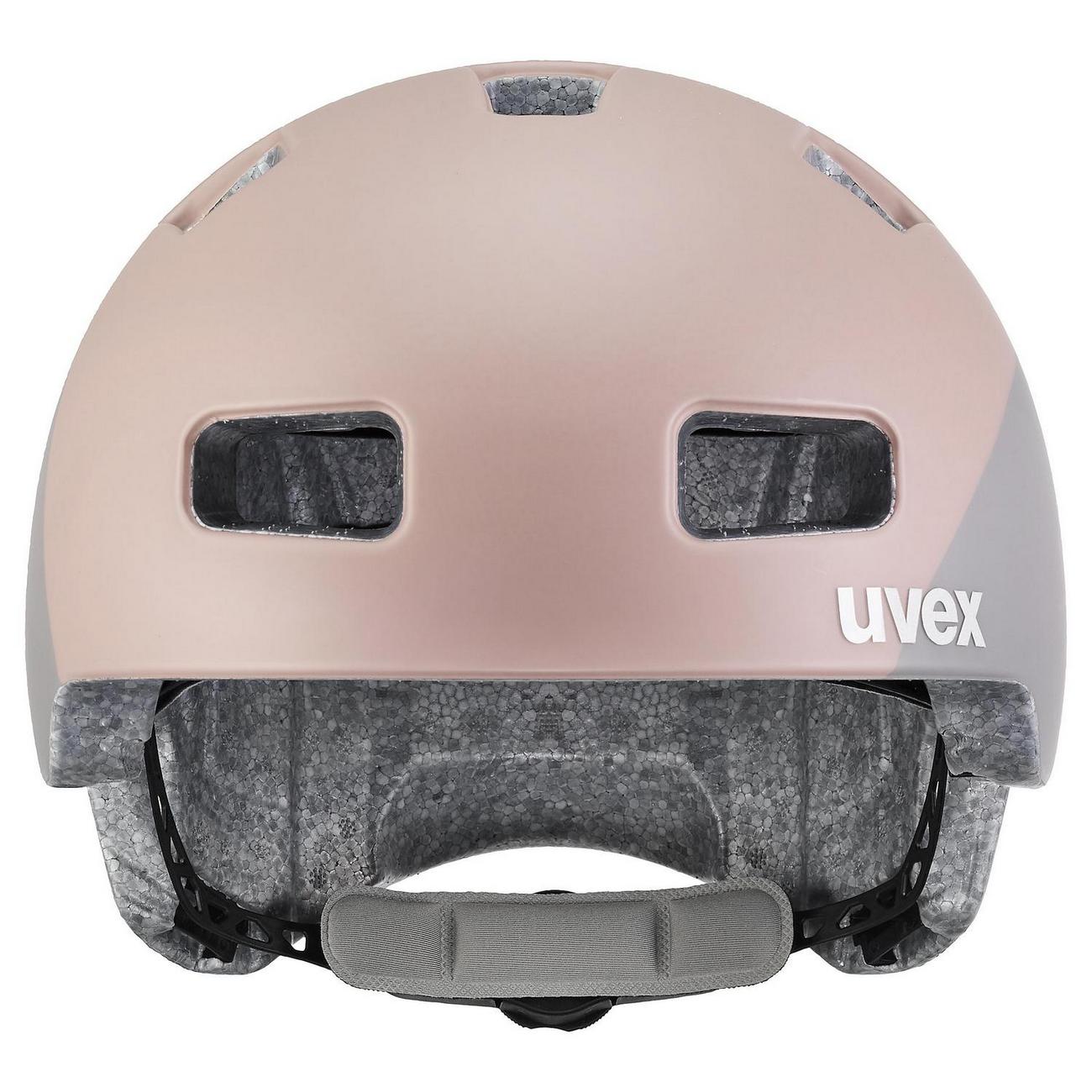 Šalmas Uvex City 4 dust rose-grey wave WE-55-58CM