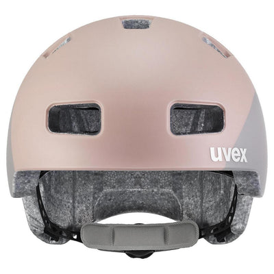 Šalmas Uvex City 4 dust rose-grey wave WE-55-58CM