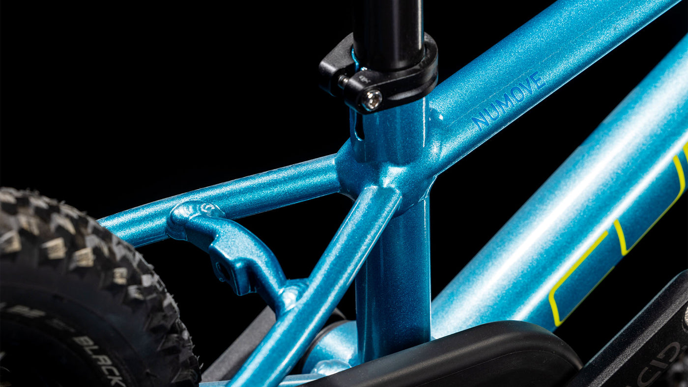Dviratis Cube Numove 120 RT blue'n'lime 2025