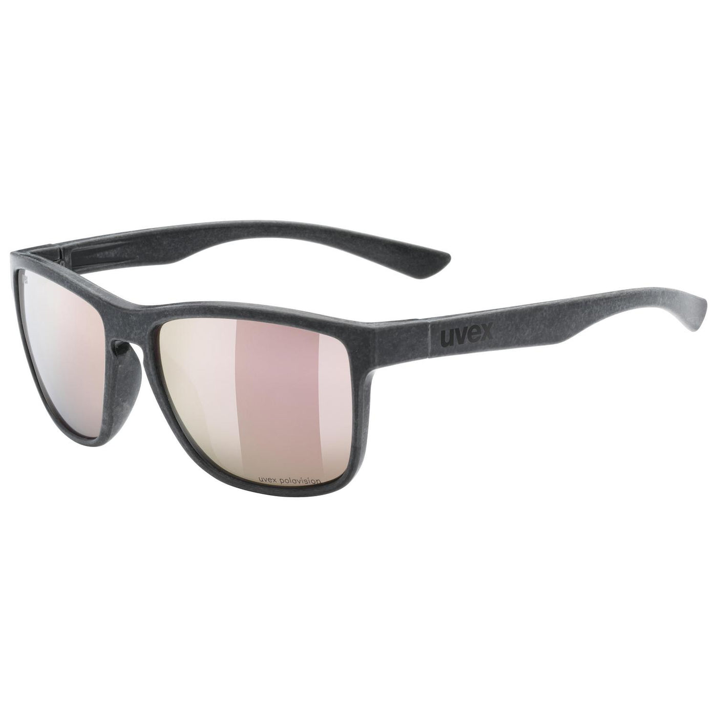Akiniai Uvex lgl ocean 2 P black mat / mirror rose