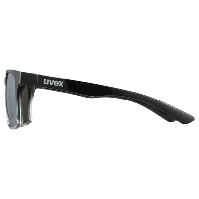 Akiniai Uvex lgl 35 black clear / mirror silver