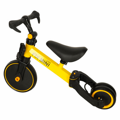 Trike Fix Mini krosinis triratukas 3in1 su pedalais geltonas