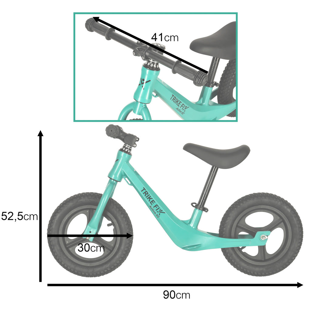 Balansinis dviratis Trike Fix Active X2 žalias