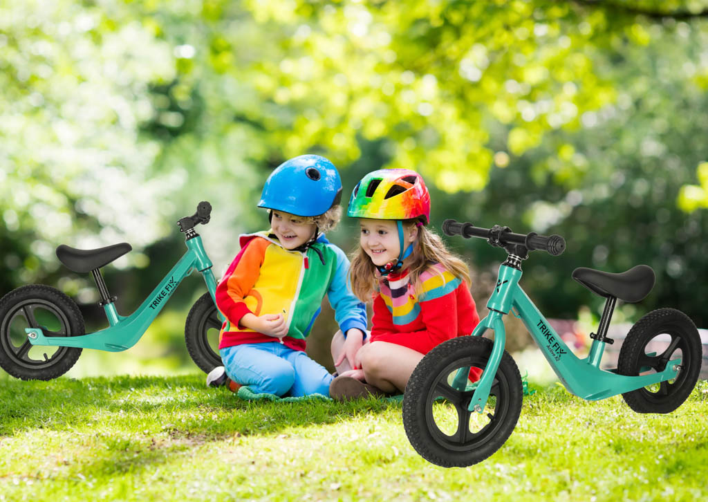 Balansinis dviratis Trike Fix Active X2 žalias