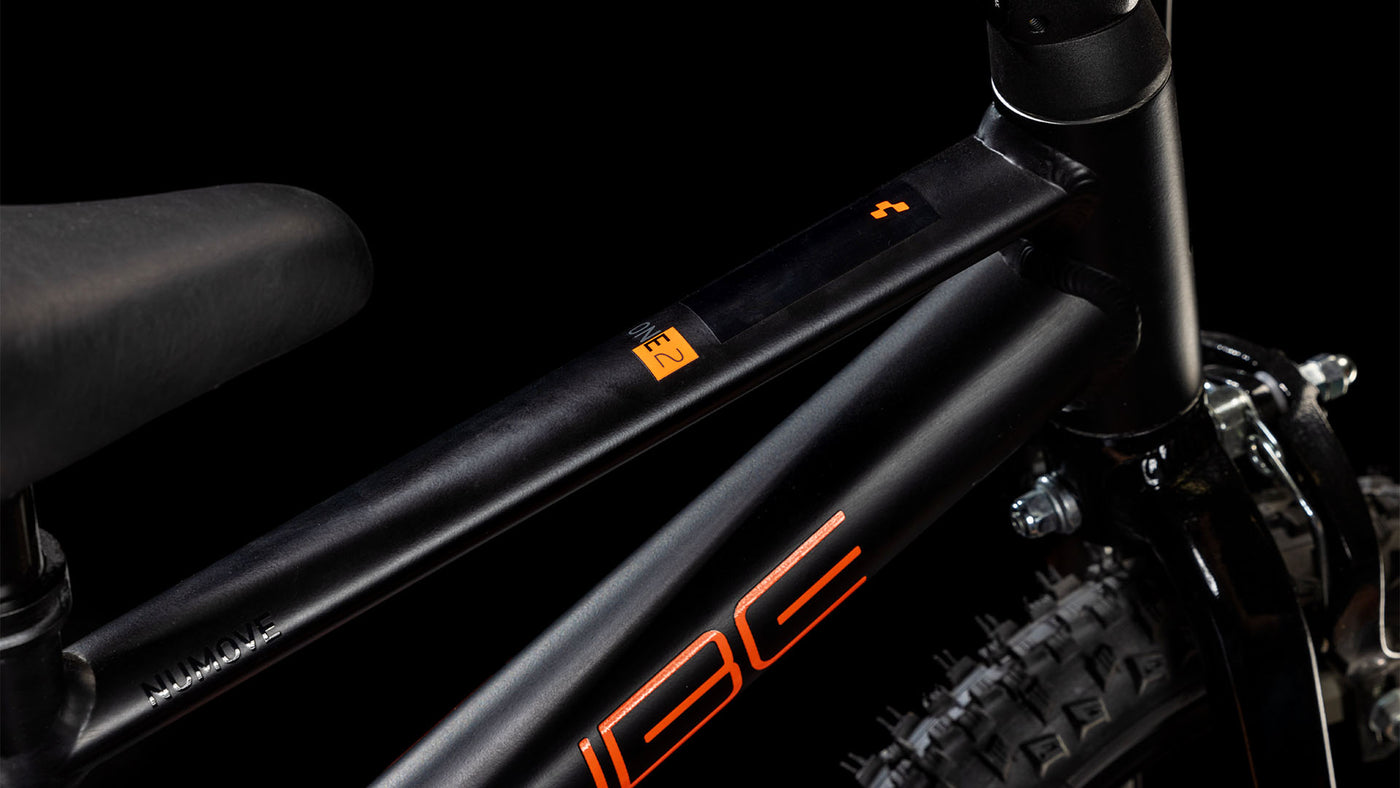 Dviratis Cube Numove 120 RT black'n'orange 2025