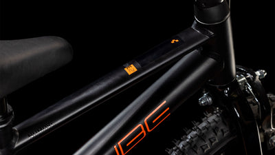 Dviratis Cube Numove 120 RT black'n'orange 2025