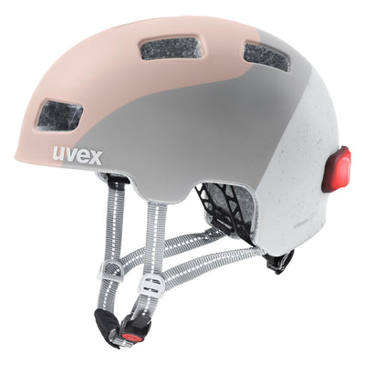 Šalmas Uvex City 4 dust rose-grey wave WE-55-58CM