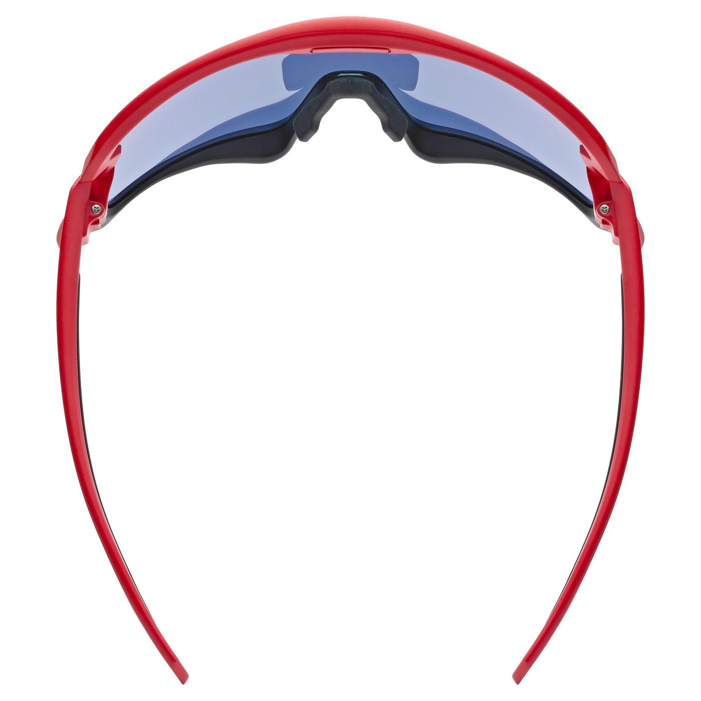 Akiniai Uvex Sportstyle 231 red black mat / mirror red