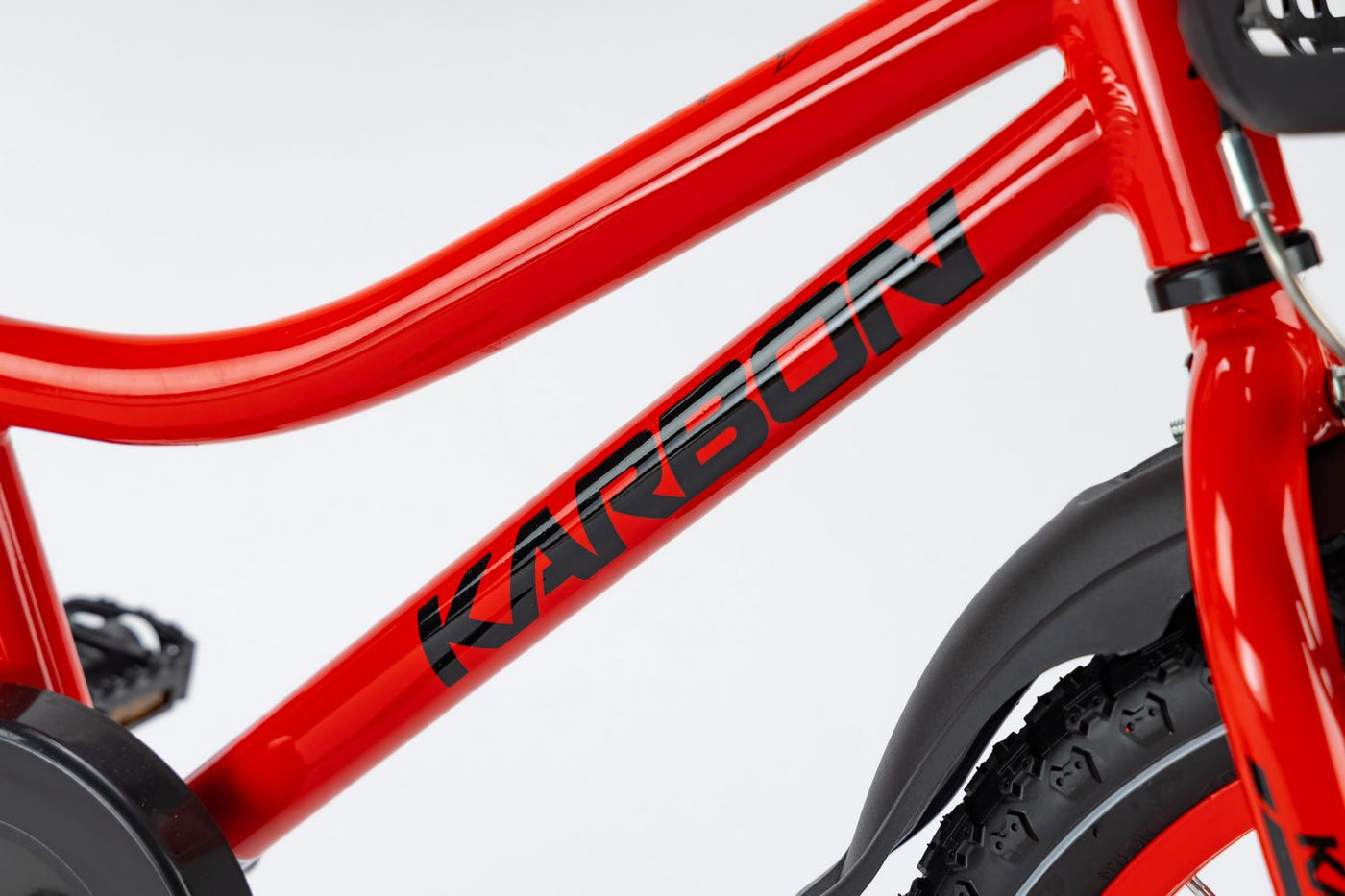 Dviratis Karbon Rocket ALU 16 red-black