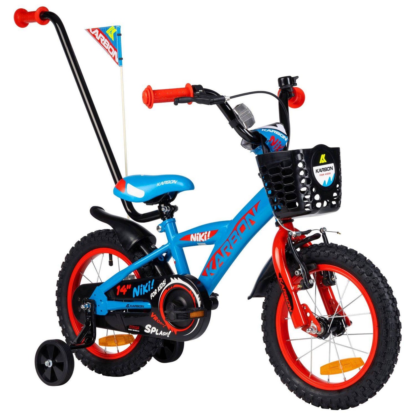Dviratis Karbon Mimi 14 blue-red