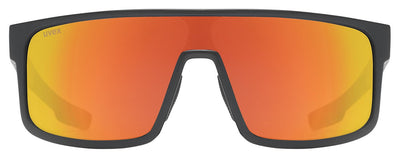 Dviratininko akiniai Uvex LGL 51 black matt / mirror red