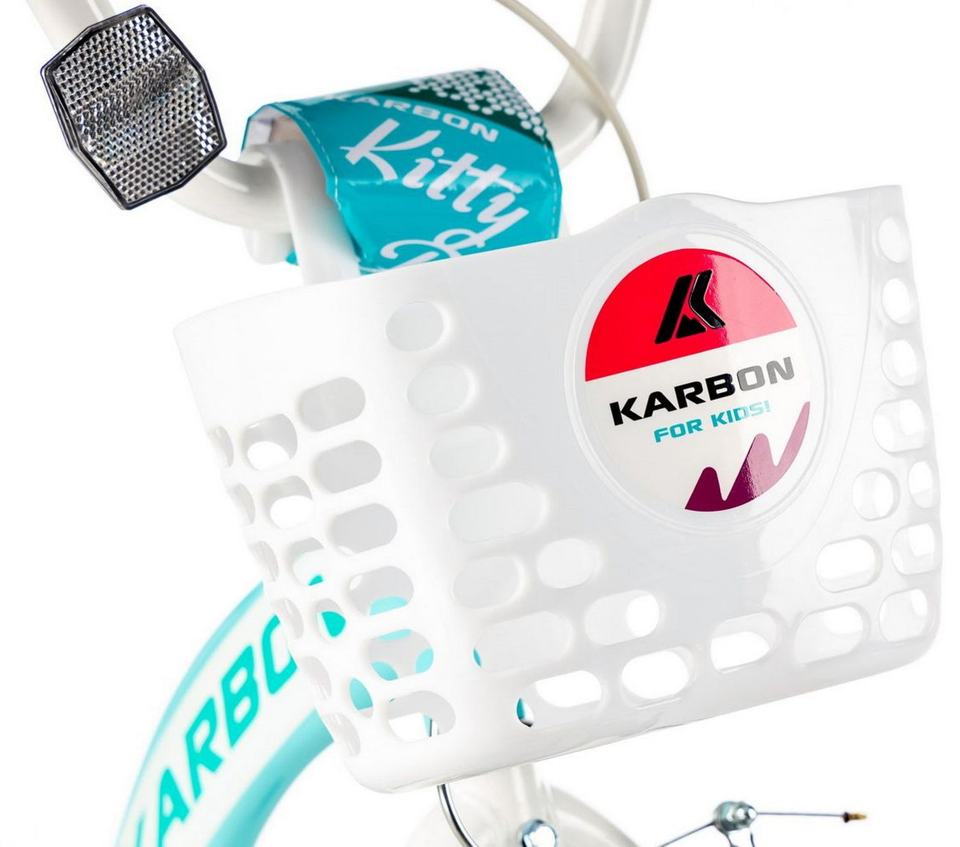 Dviratis Karbon Kitty 20 turquoise-white