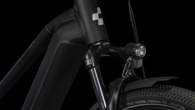 Elektrinis dviratis Cube Nuride Hybrid Pro 750 Allroad Trapeze black'n'metal 2023-54 cm / M