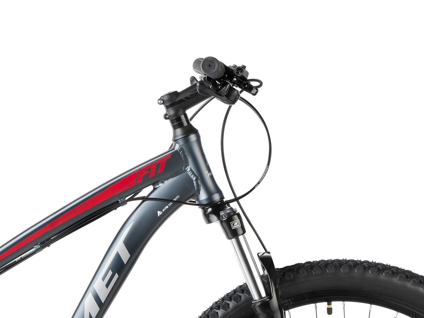 Dviratis Romet Rambler FIT 27.5" 2023 black-red-18" / L