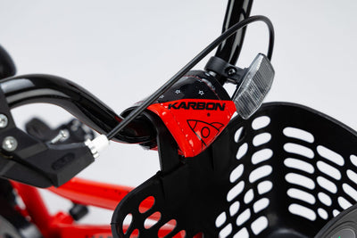 Dviratis Karbon Rocket ALU 16 red-black