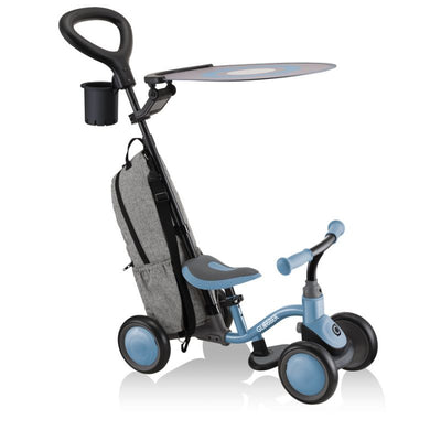 Mokomasis dviratis Globber Learning Bike 3in1 Deluxe T Mėlynas