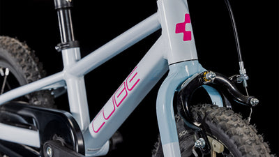 Dviratis Cube Numove 120 RT flashwhite'n'pink 2025