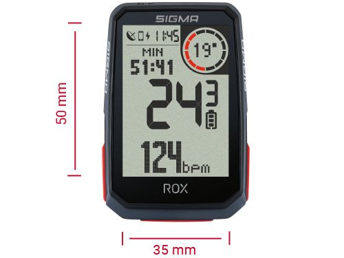 Dviračio kompiuteris SIGMA ROX 4.0 GPS Black HR Set