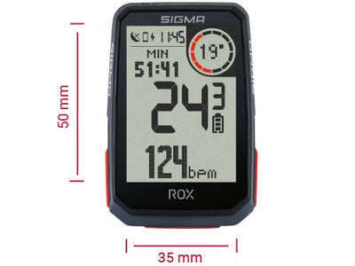 Dviračio kompiuteris SIGMA ROX 4.0 GPS Black HR Set