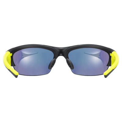 Akiniai Uvex Blaze III black mat yellow / mirror yellow