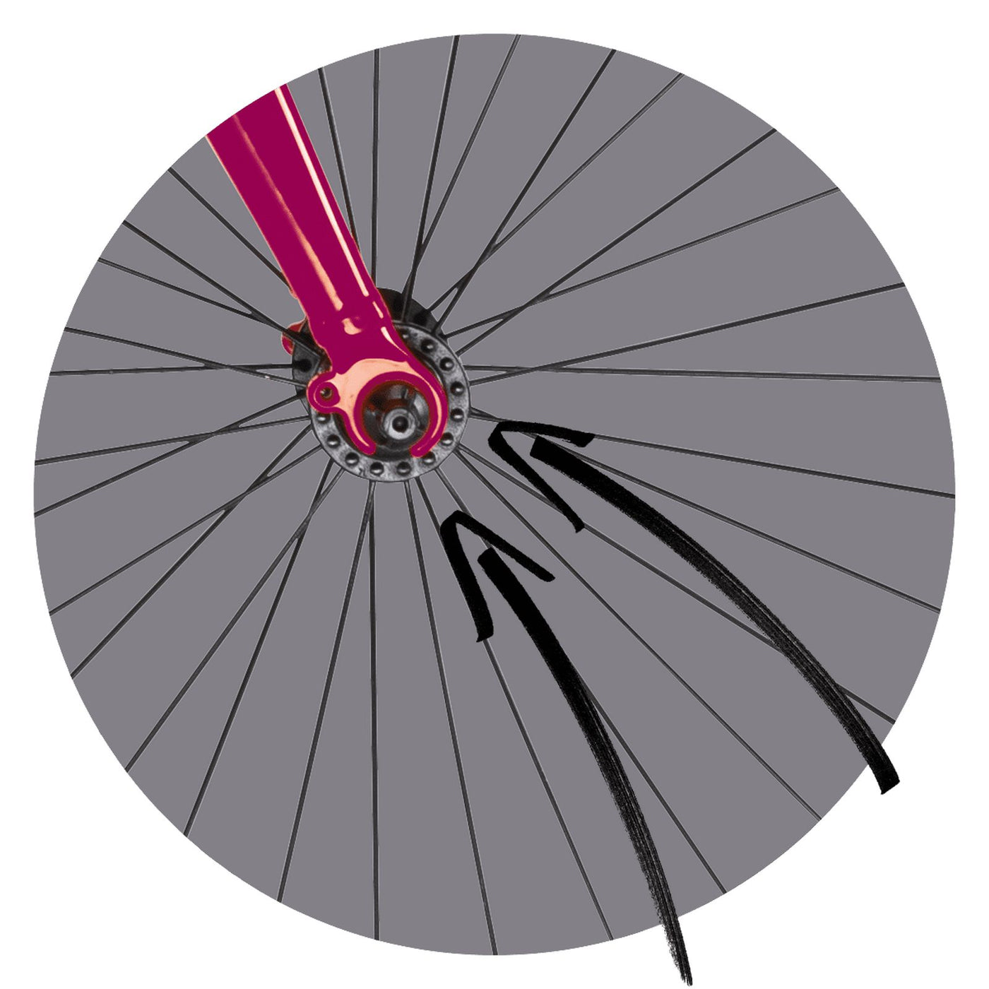 Dviratis PUKY S-Pro 20-7 Alu silver berry