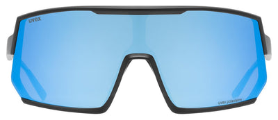 Dviratininko akiniai Uvex sportstyle 235 P black matt / mirror blue