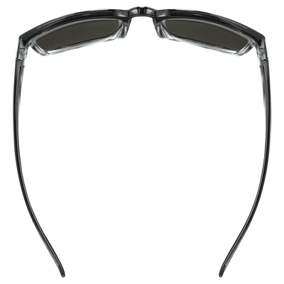 Akiniai Uvex lgl 35 black clear / mirror silver