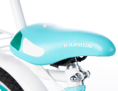 Dviratis Karbon Kitty 16 turquoise-white