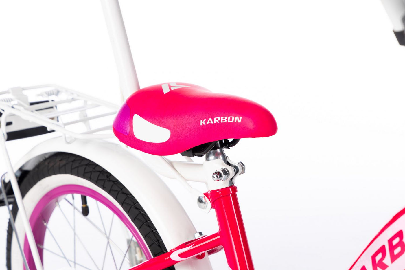 Dviratis Karbon Kitty 16 pink-white