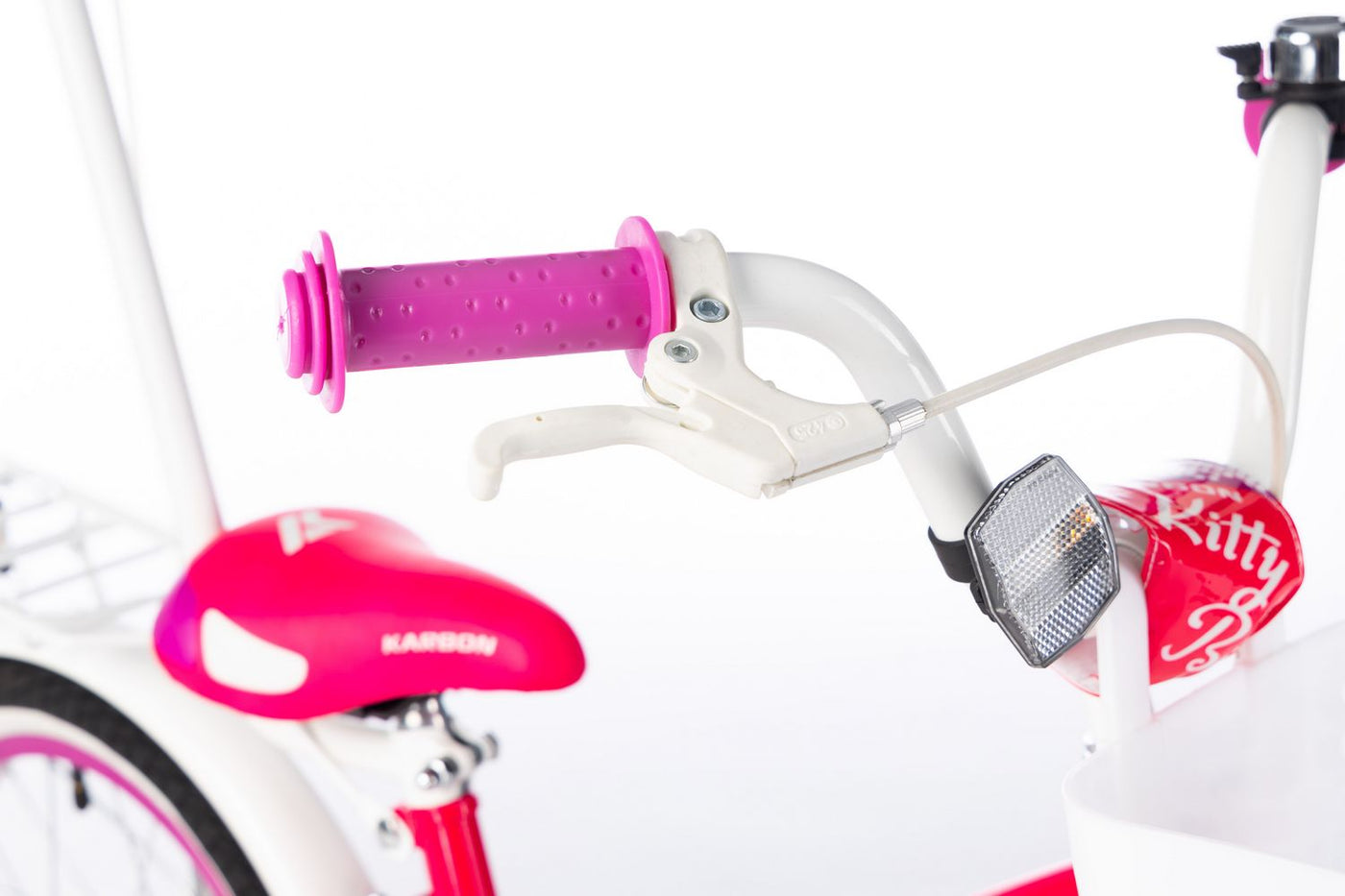 Dviratis Karbon Kitty 16 pink-white