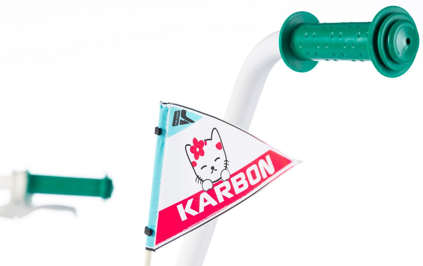 Dviratis Karbon Kitty 16 turquoise-white
