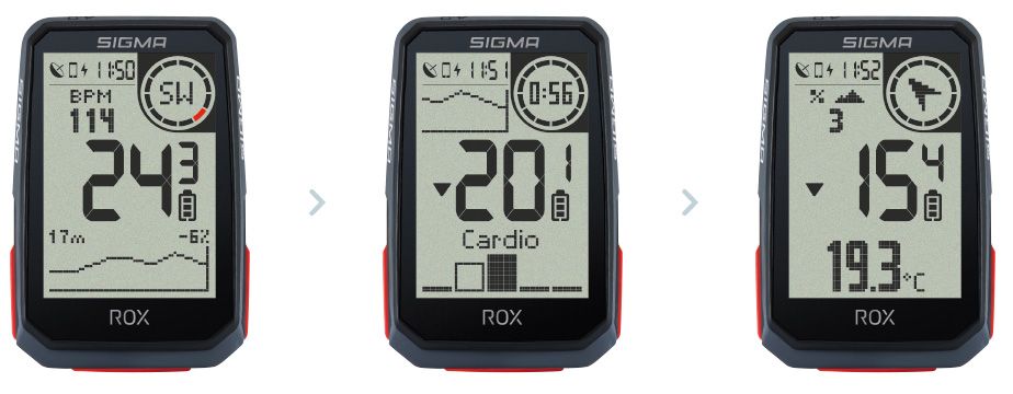 Dviračio kompiuteris SIGMA ROX 4.0 GPS Black HR Set