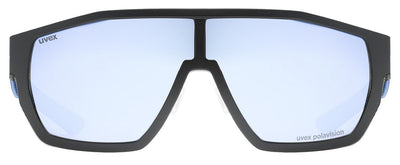 Dviratininko akiniai Uvex mtn style P black-blue matt / mirror blue