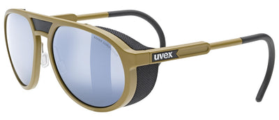 Dviratininko akiniai Uvex mtn classic CV khaki matt / mirror silver