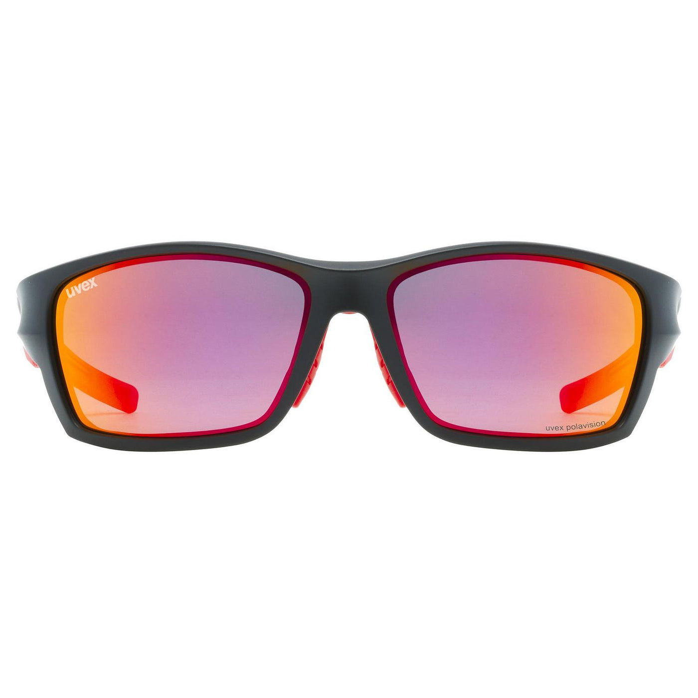 Akiniai Uvex Sportstyle 232 P black mat red / mirror red