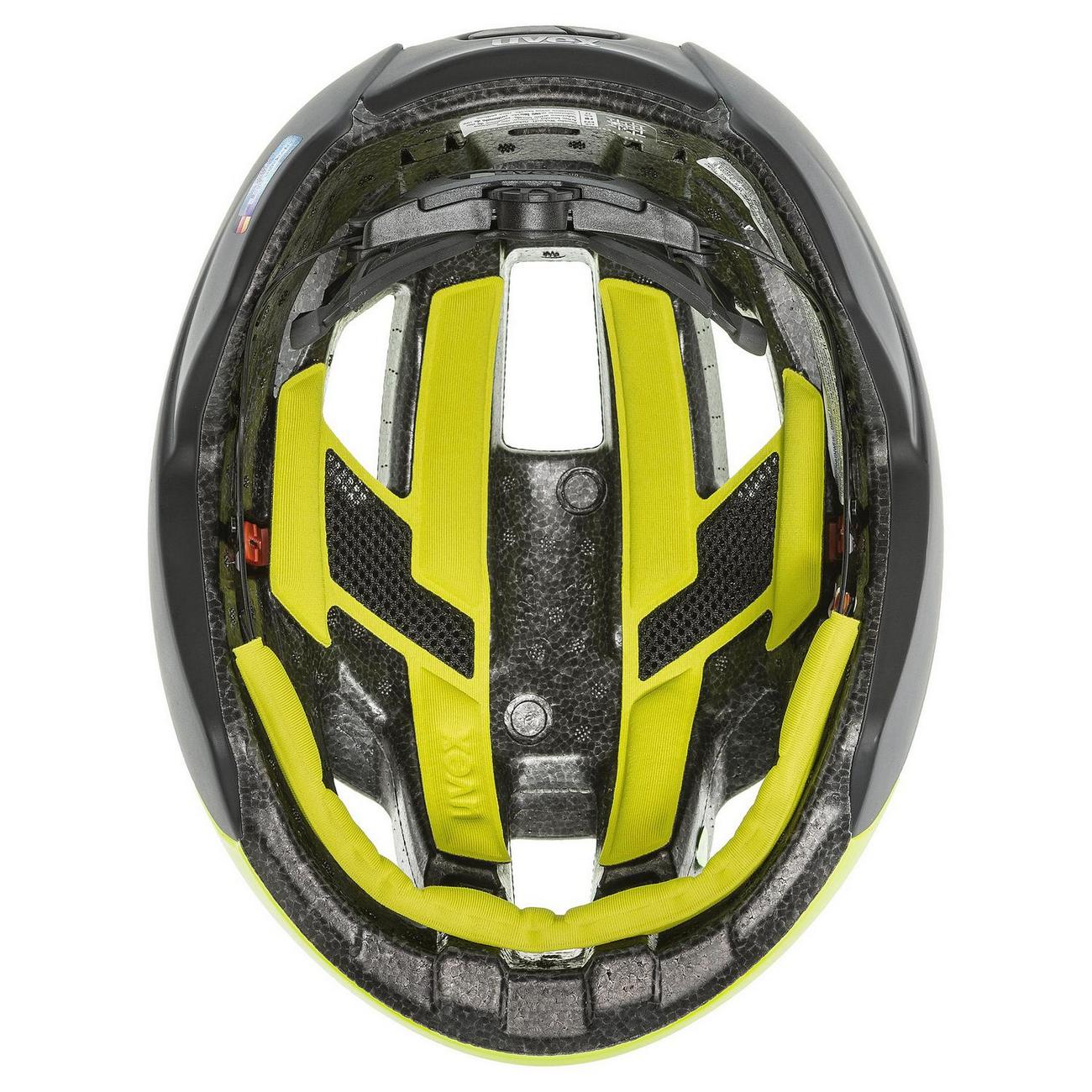 Šalmas Uvex Rise cc neon yellow-black mat-52-56CM