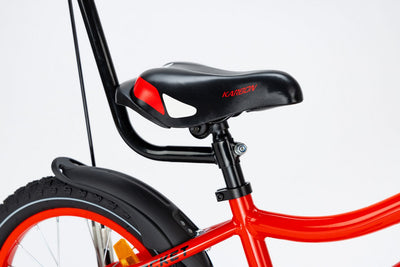 Dviratis Karbon Rocket ALU 16 red-black