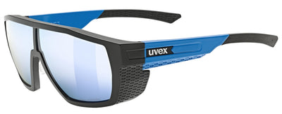 Dviratininko akiniai Uvex mtn style P black-blue matt / mirror blue