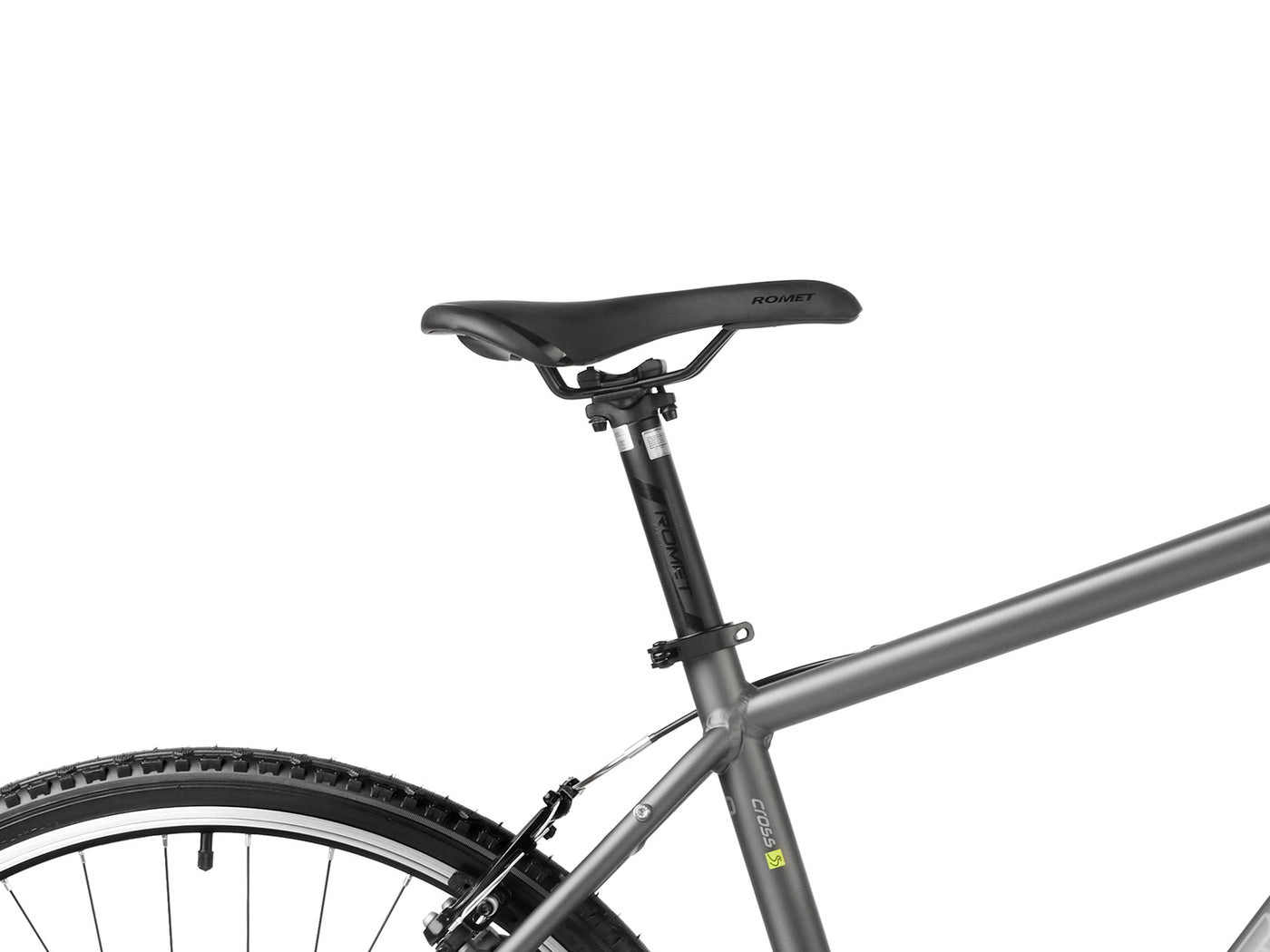 Dviratis Romet Orkan 3 M Lite 28" 2023 graphite-lemon-18" / M